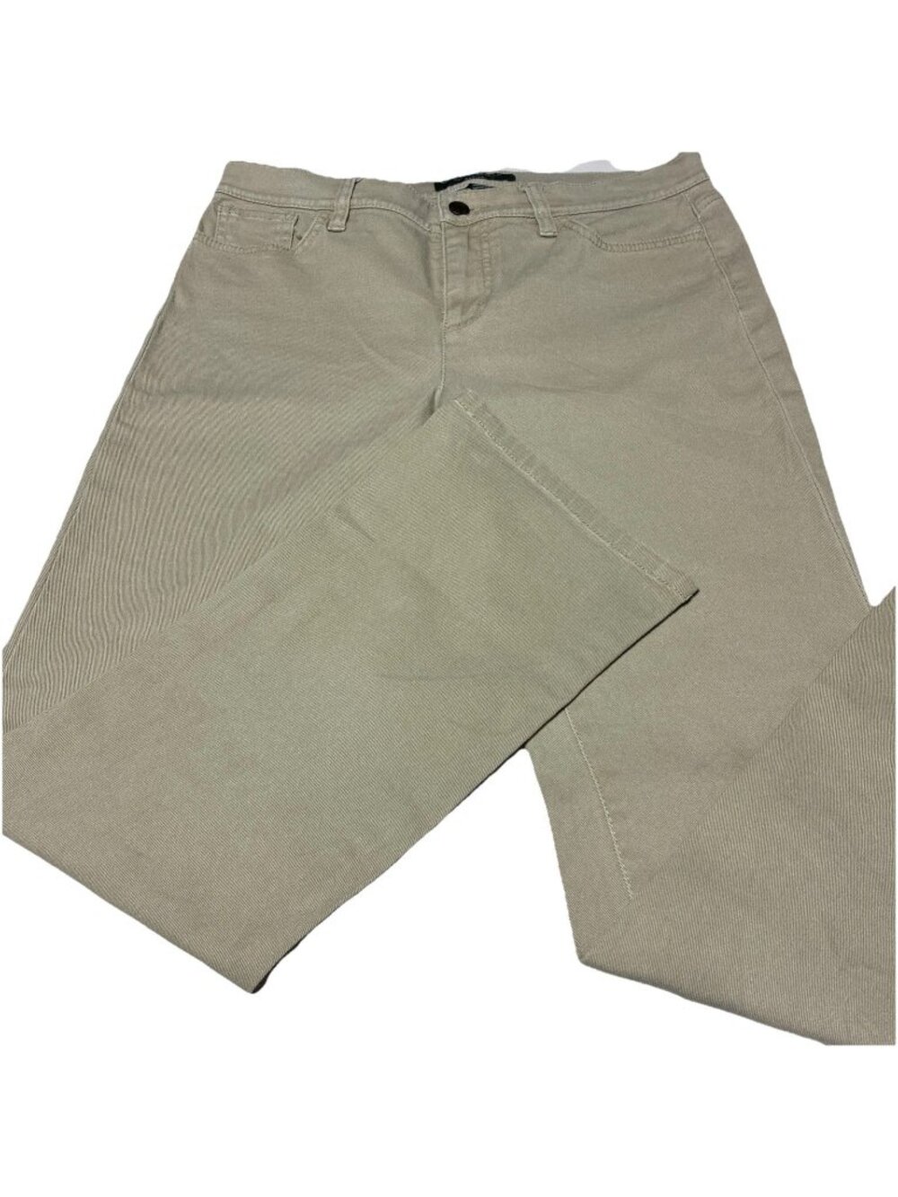 Ralph Lauren Jeans Co Khaki Pants Petite Women Classic Straight Leg Tan Chino 8P